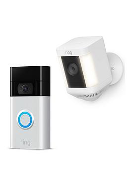 Product photograph of Ring Video Doorbell 2nd Gen With Spotlight Camera Plus from very.co.uk