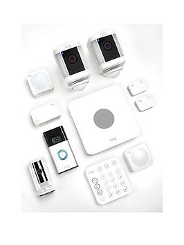 Product photograph of Ring D I Y 11-piece Whole Home Security Solution from very.co.uk