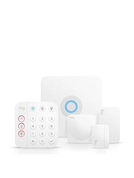 Product photograph of Ring 9 Piece Alarm Kit from very.co.uk