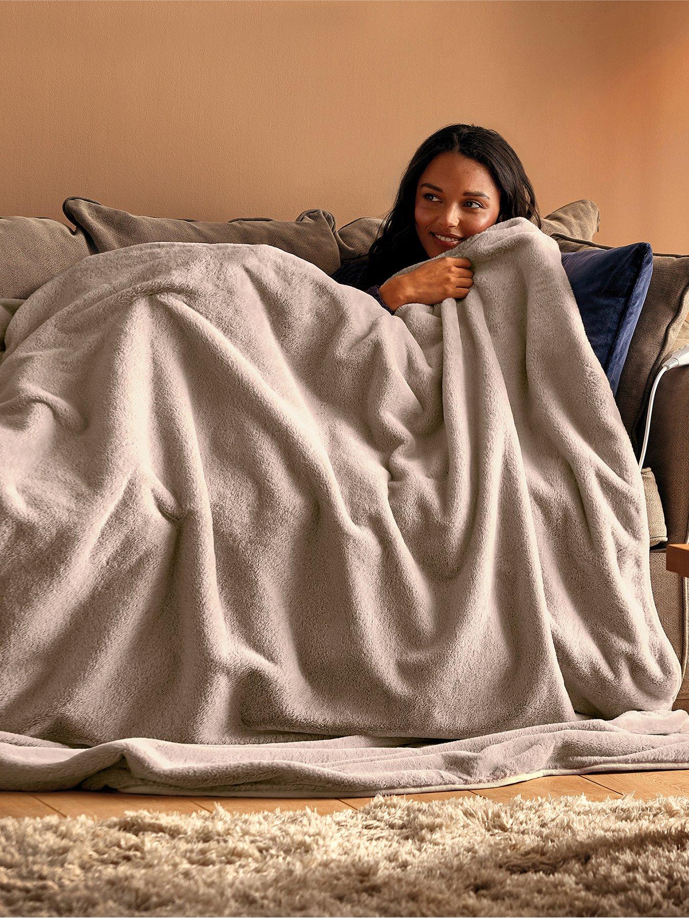 Furry electric blanket hotsell