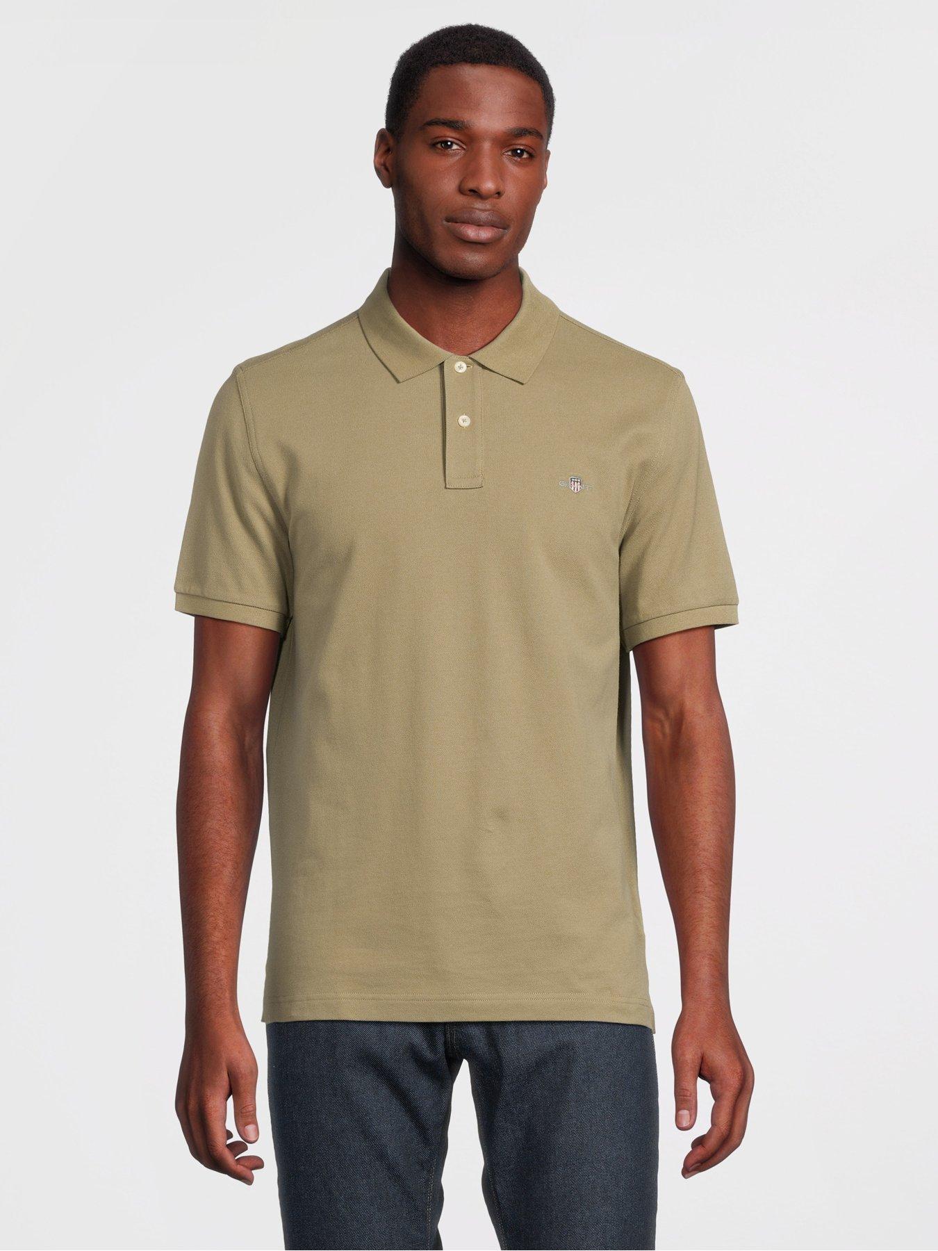 GANT Regular Fit Shield Pique Polo Shirt | Very.co.uk