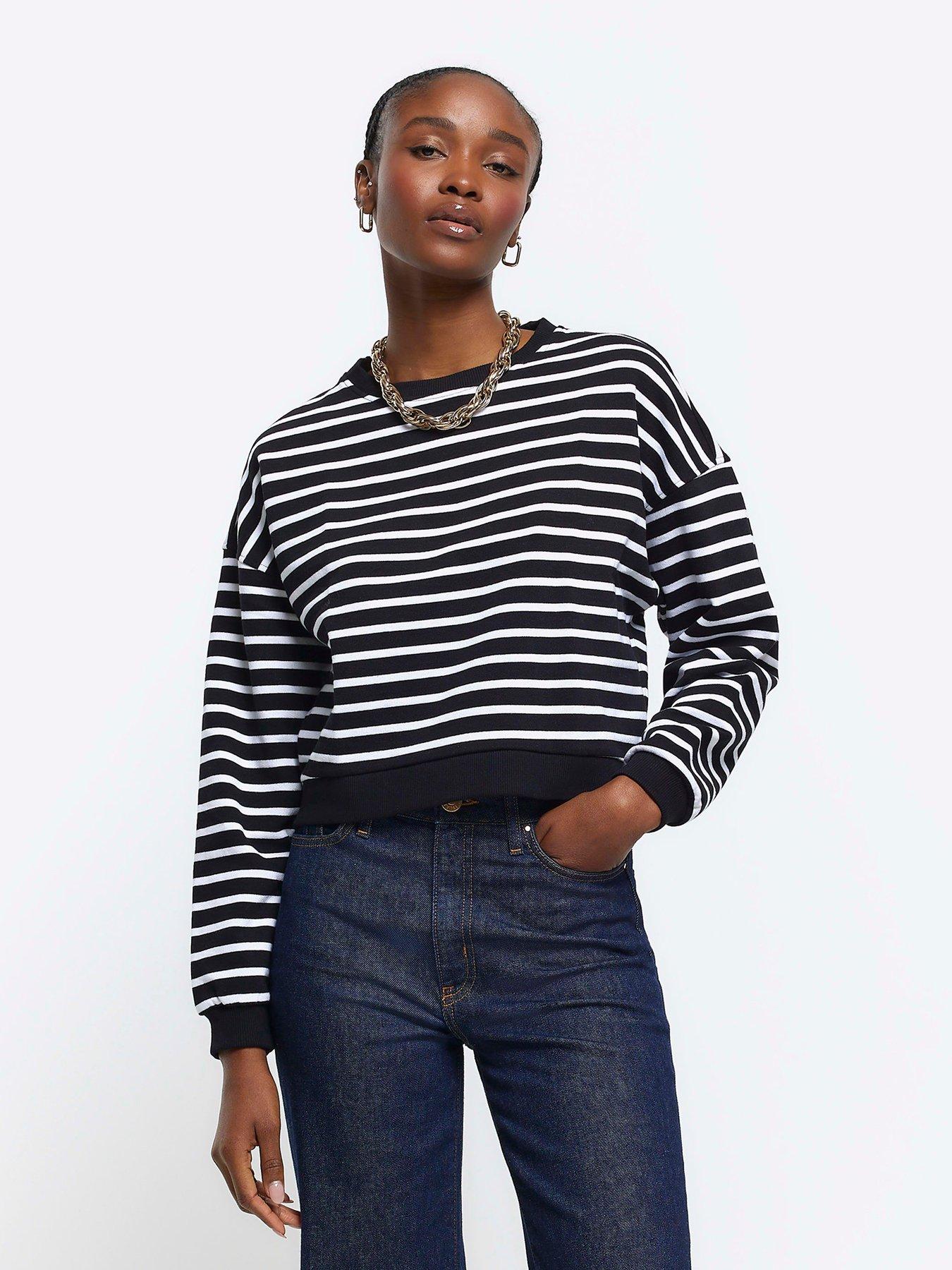 River island best sale white sweatshirt