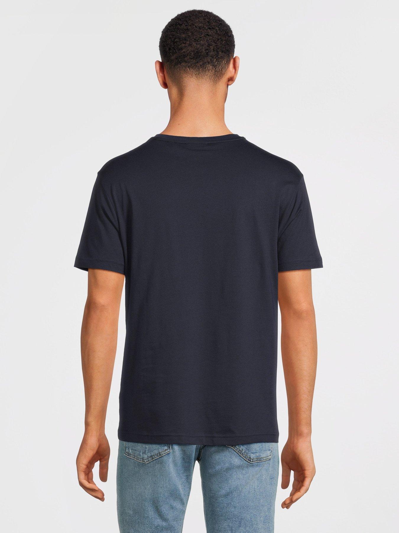 GANT Printed Graphic T-shirt - Navy | Very.co.uk