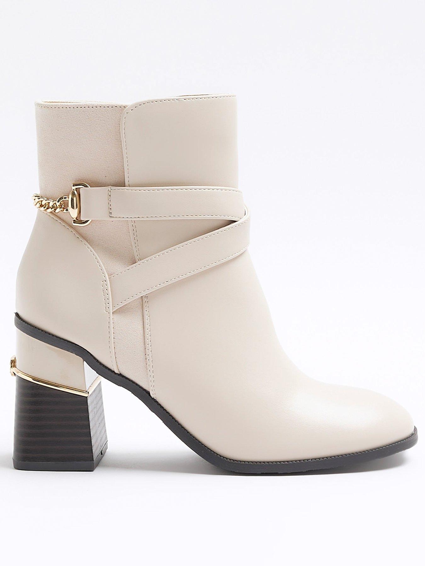 Cream boots 2025 ladies uk