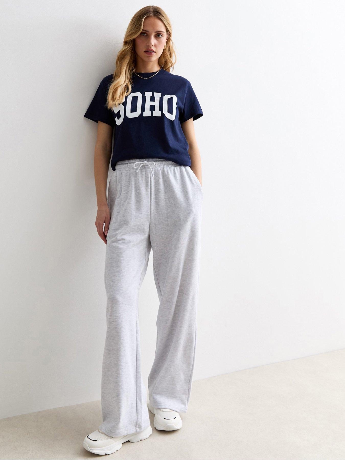 Grey hot sale jersey joggers