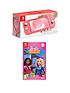 image of nintendo-switch-lite-coral-amp-barbie-dreamhouse-adventures