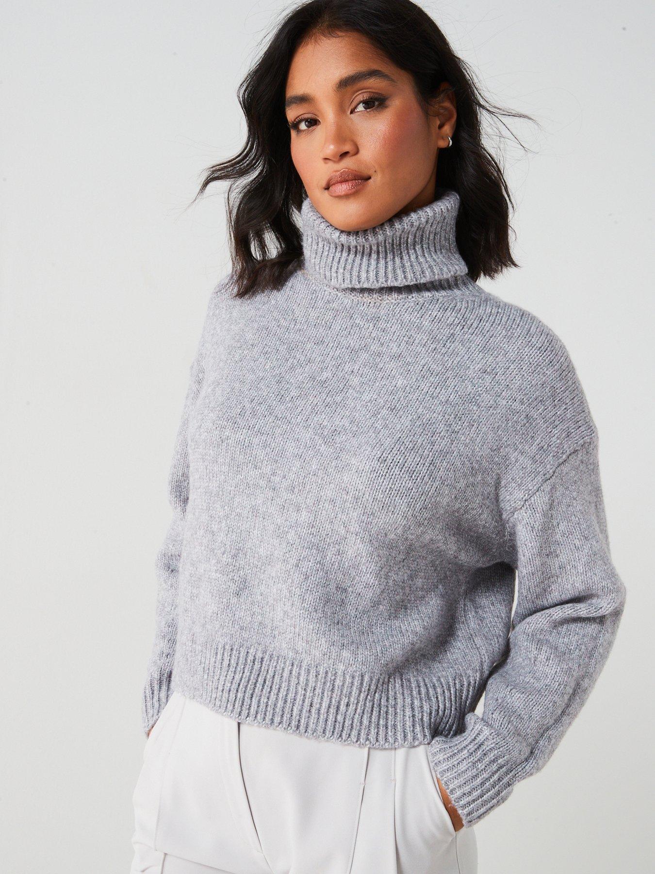 Mango grey jumper sale