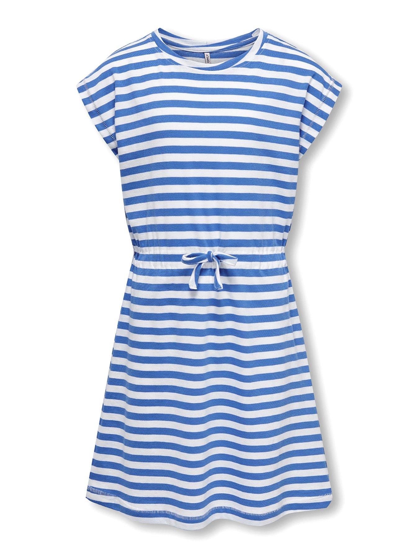 only-kids-may-stripe-short-sleeve-dress--nbspblue