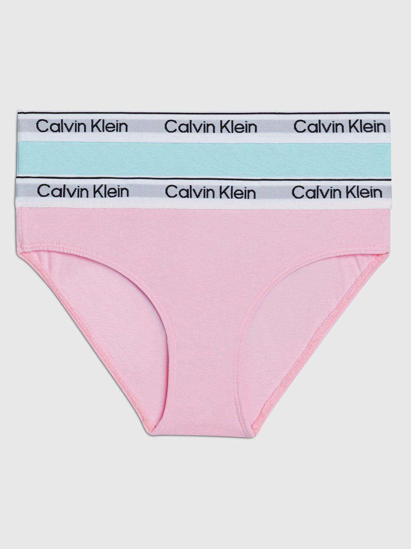 Calvin Klein Girls Bralette Taping Bikini Set - Yellow