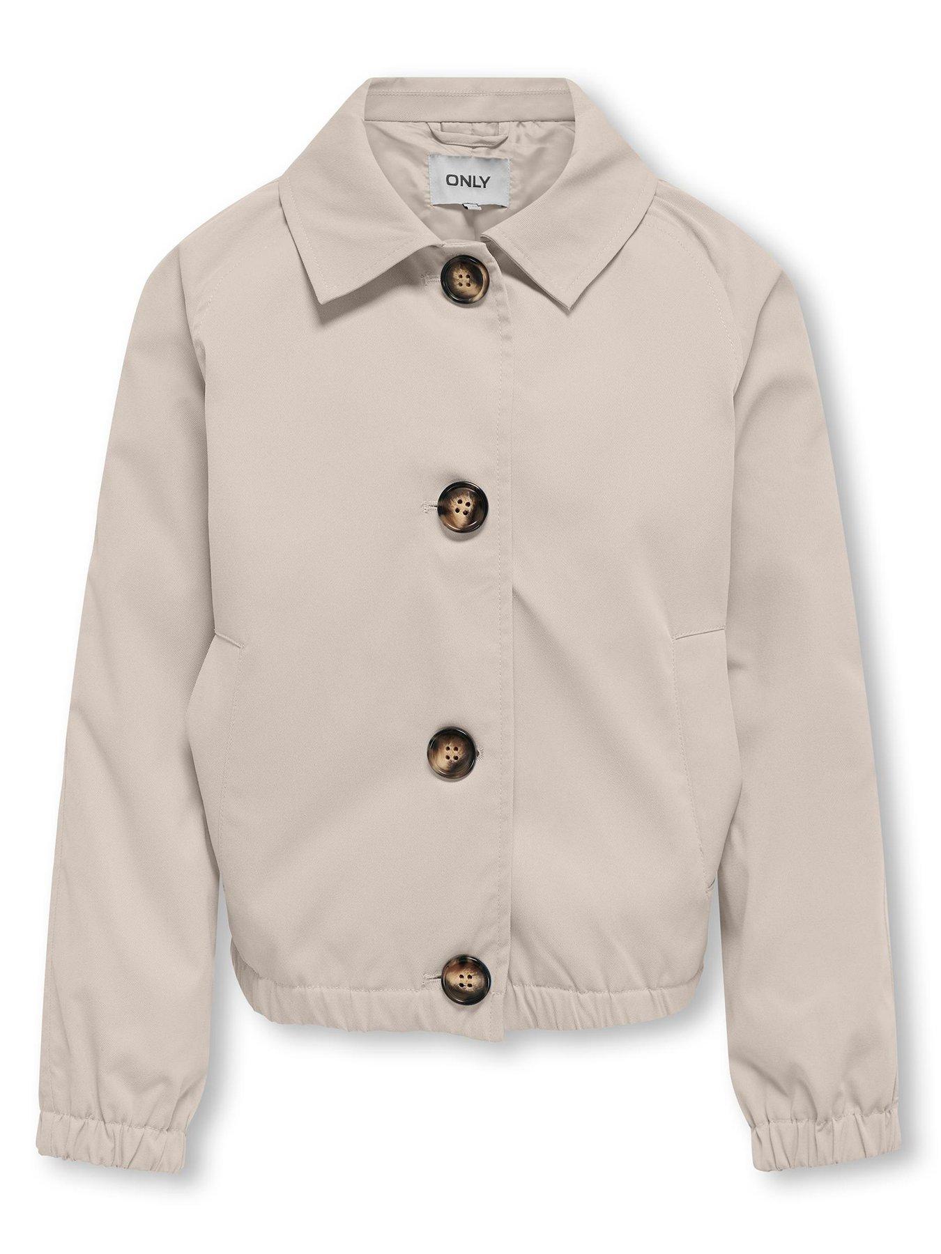 only-kids-girls-lighweight-trench-jacket-pumice-stone