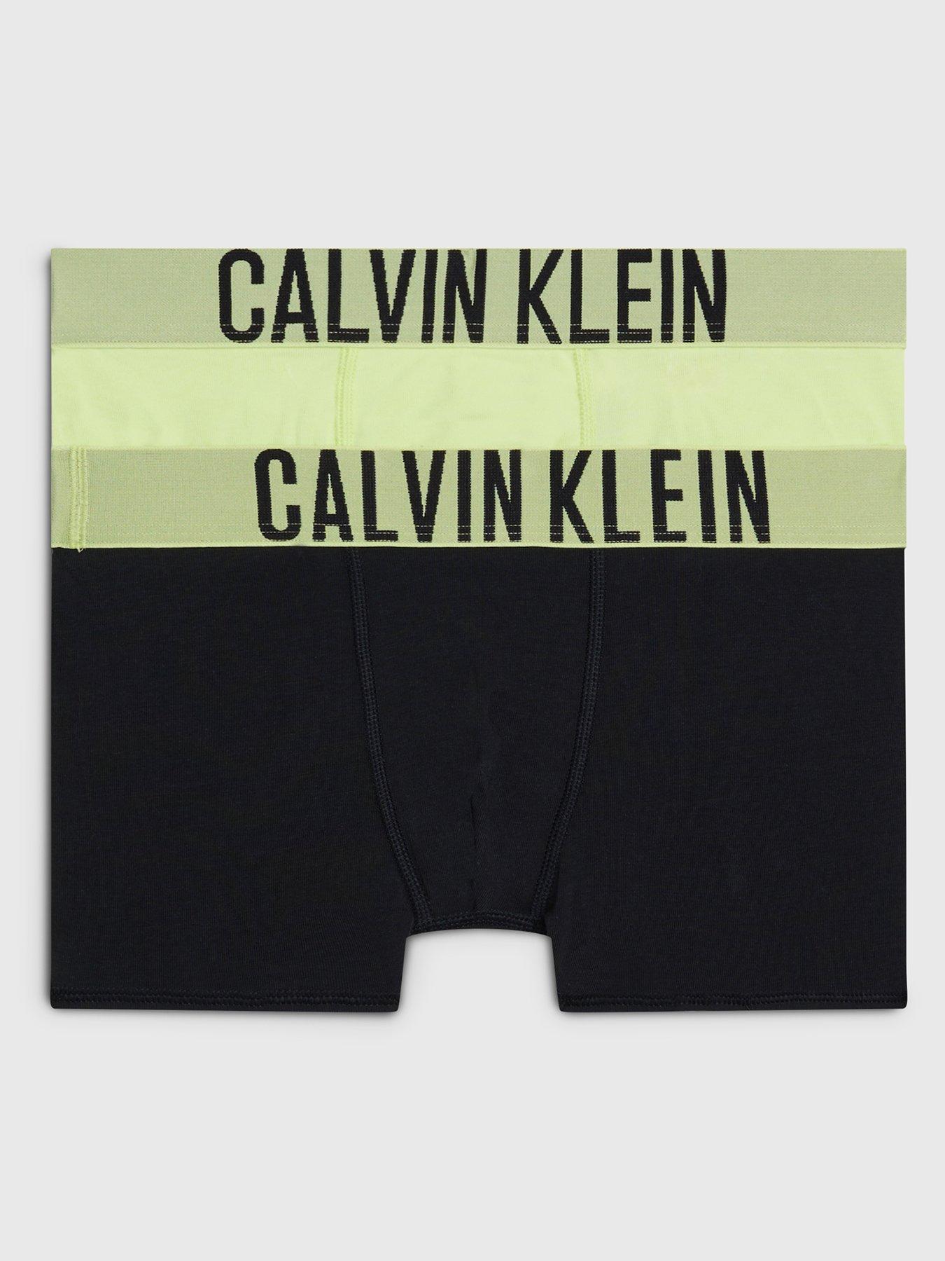 Calvin Klein Kids black CK ONE Boxer Briefs (Pack of 2)