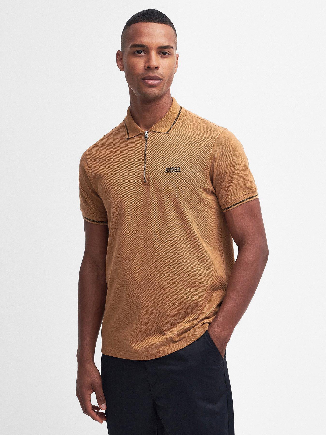 Light brown store polo shirt