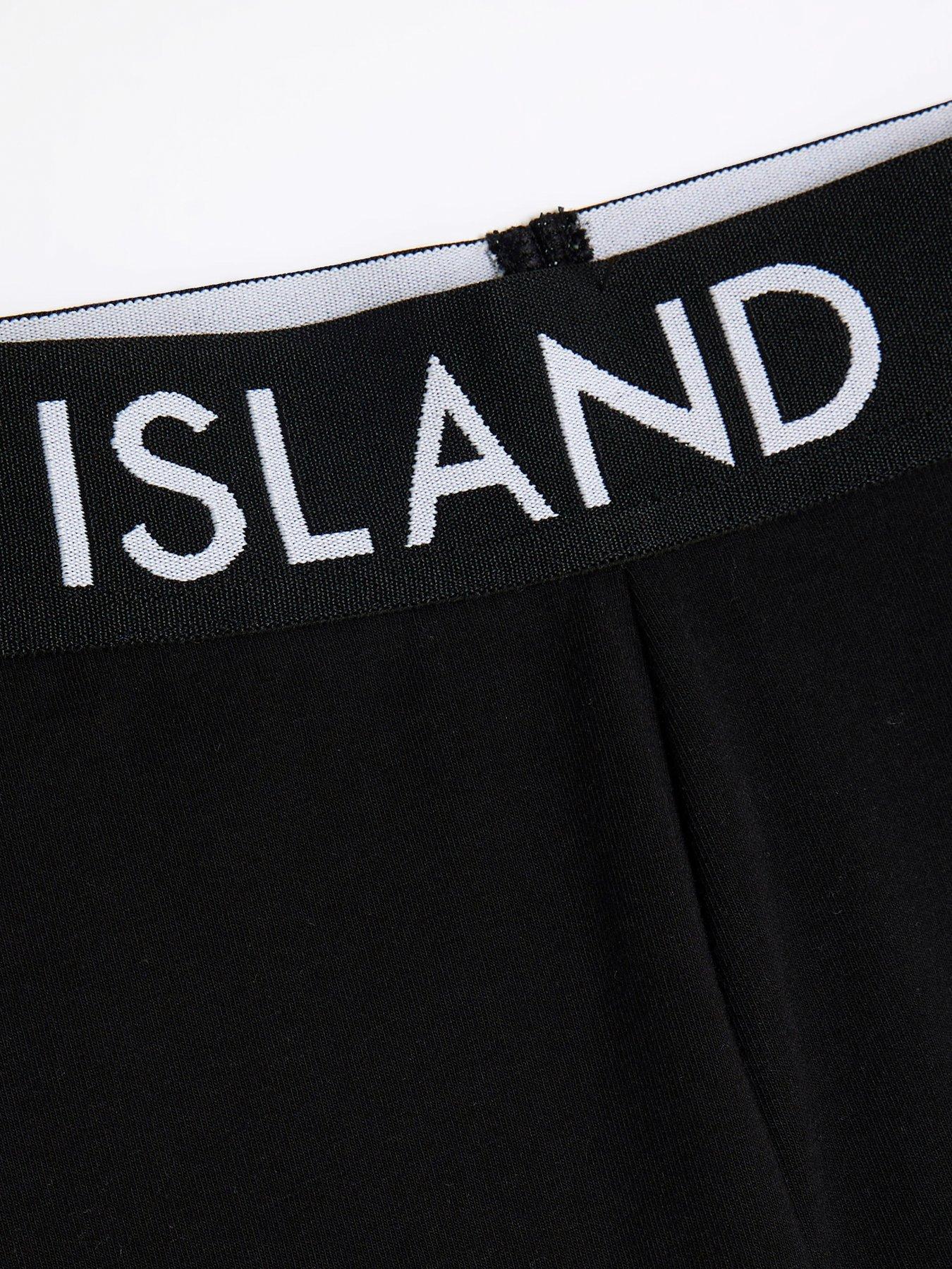 Image 5 of 5 of River Island Older Girl Black Waistband Cycling Shorts - Black