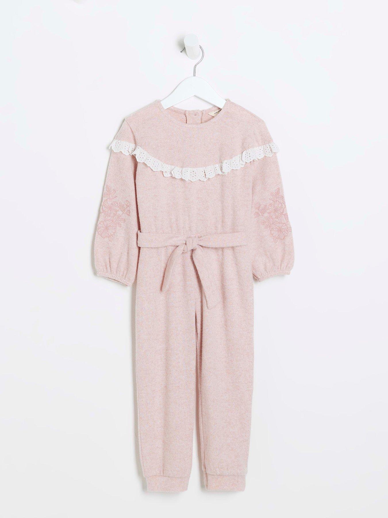 River island clearance jumpsuit pink