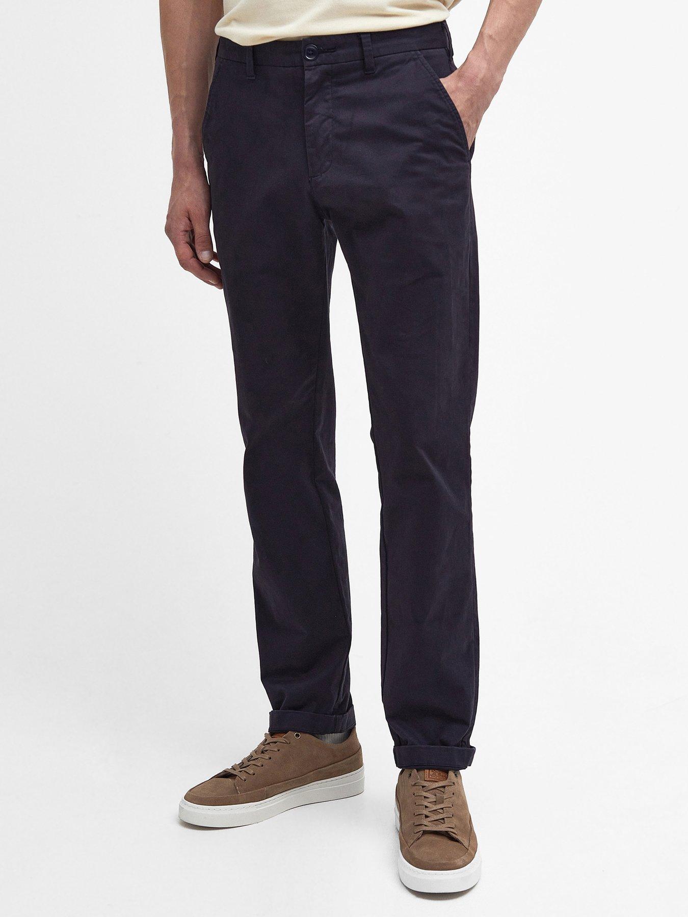 Neuston Essential Regular Fit Chino Trousers Navy