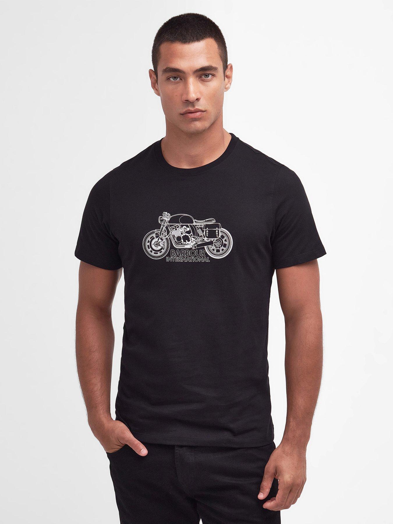 Barbour motorcycle sale t shirt