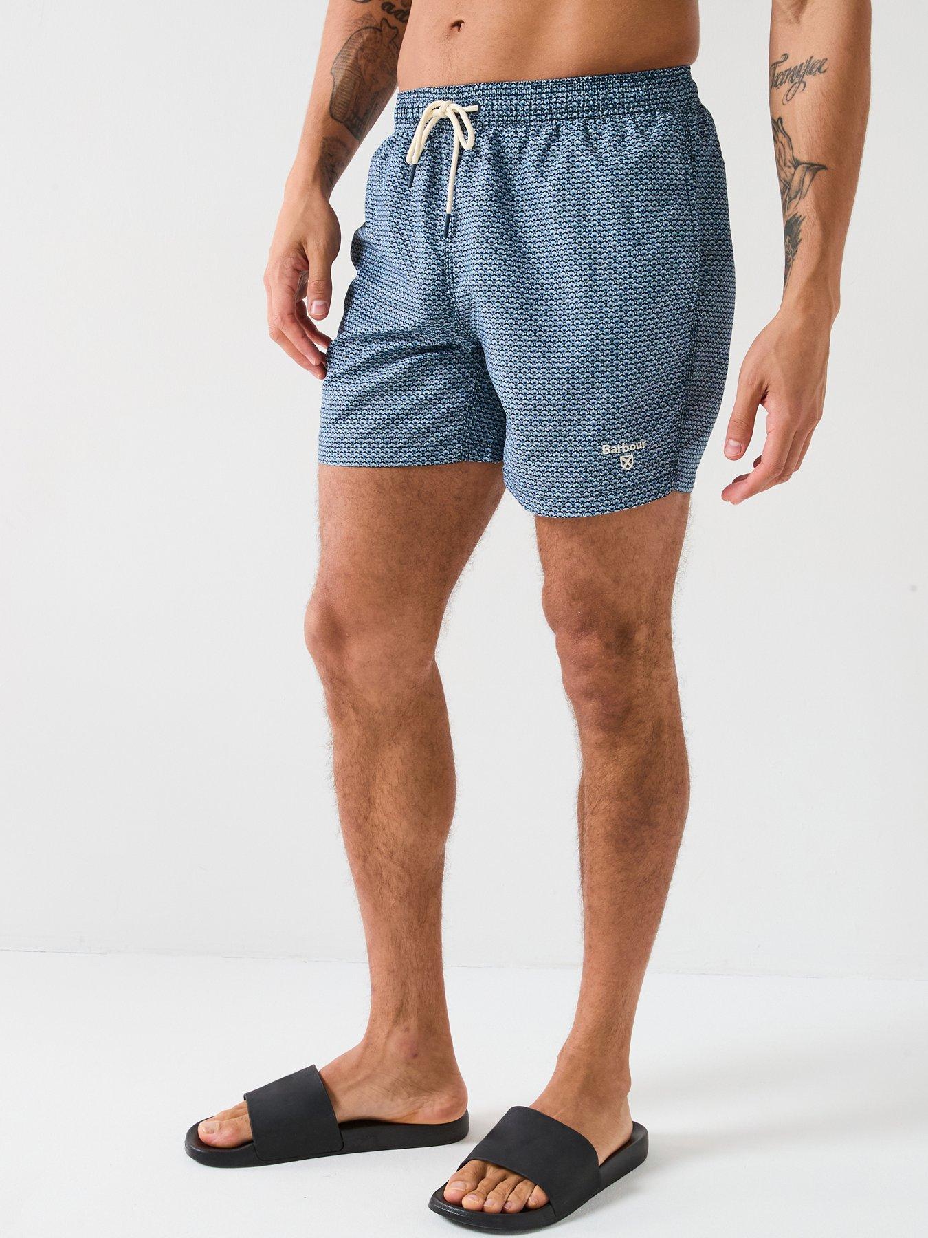 undefined Shell Print Swim Shorts - Navy