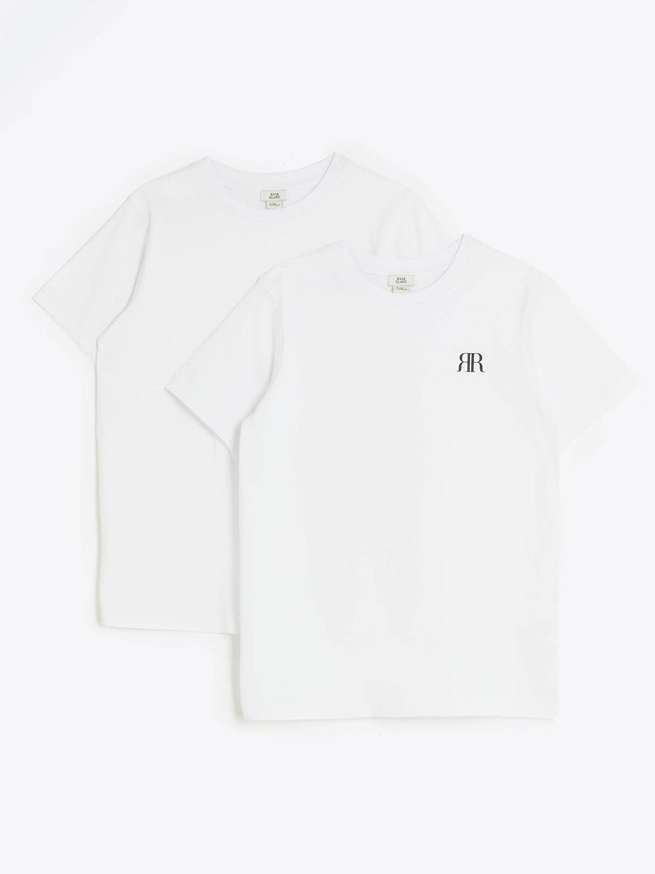 river island boys white shirt