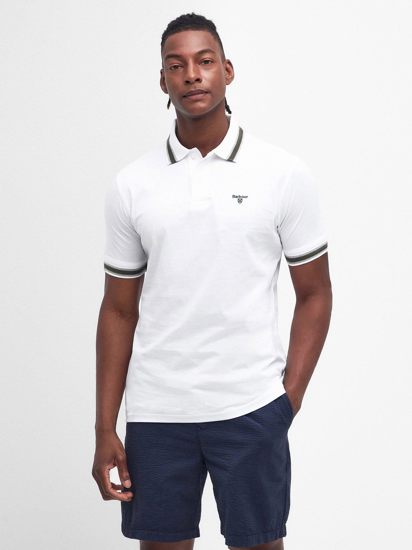 White barbour hot sale polo