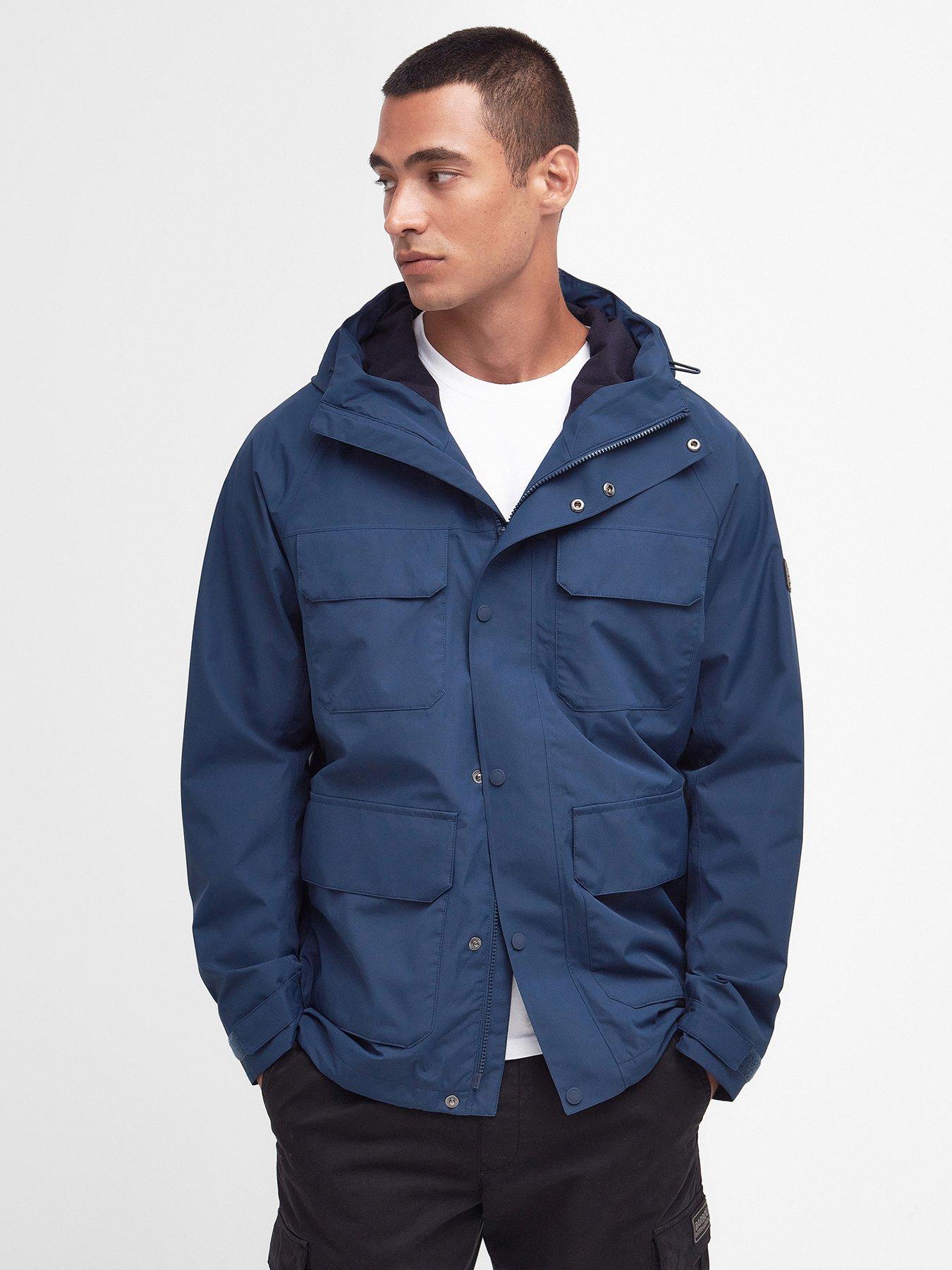 Barbour waterproof jacket Blue on sale