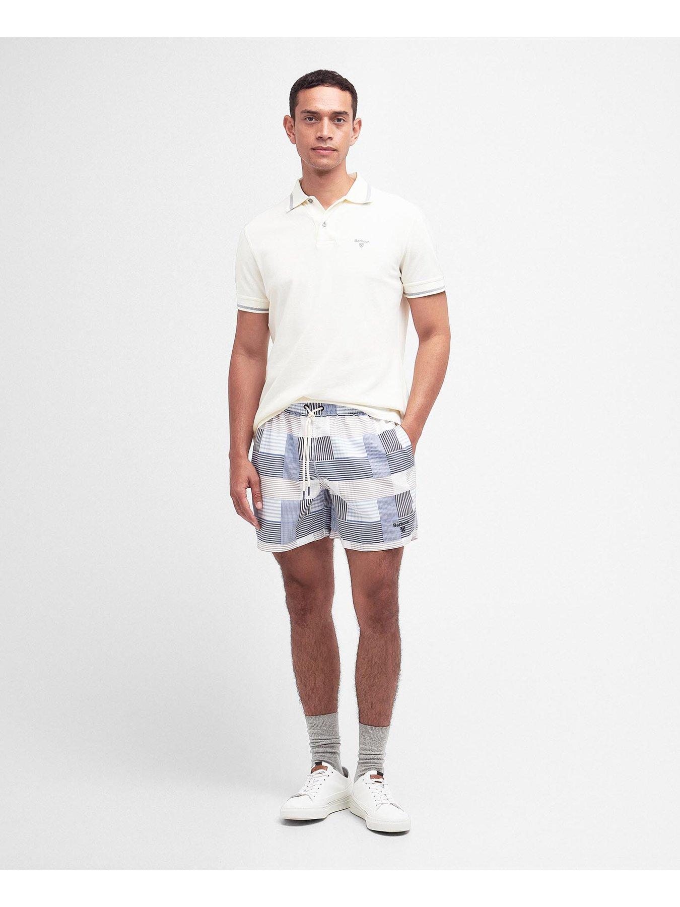 Barbour Patchwork Swim Shorts - Blue | Very.co.uk