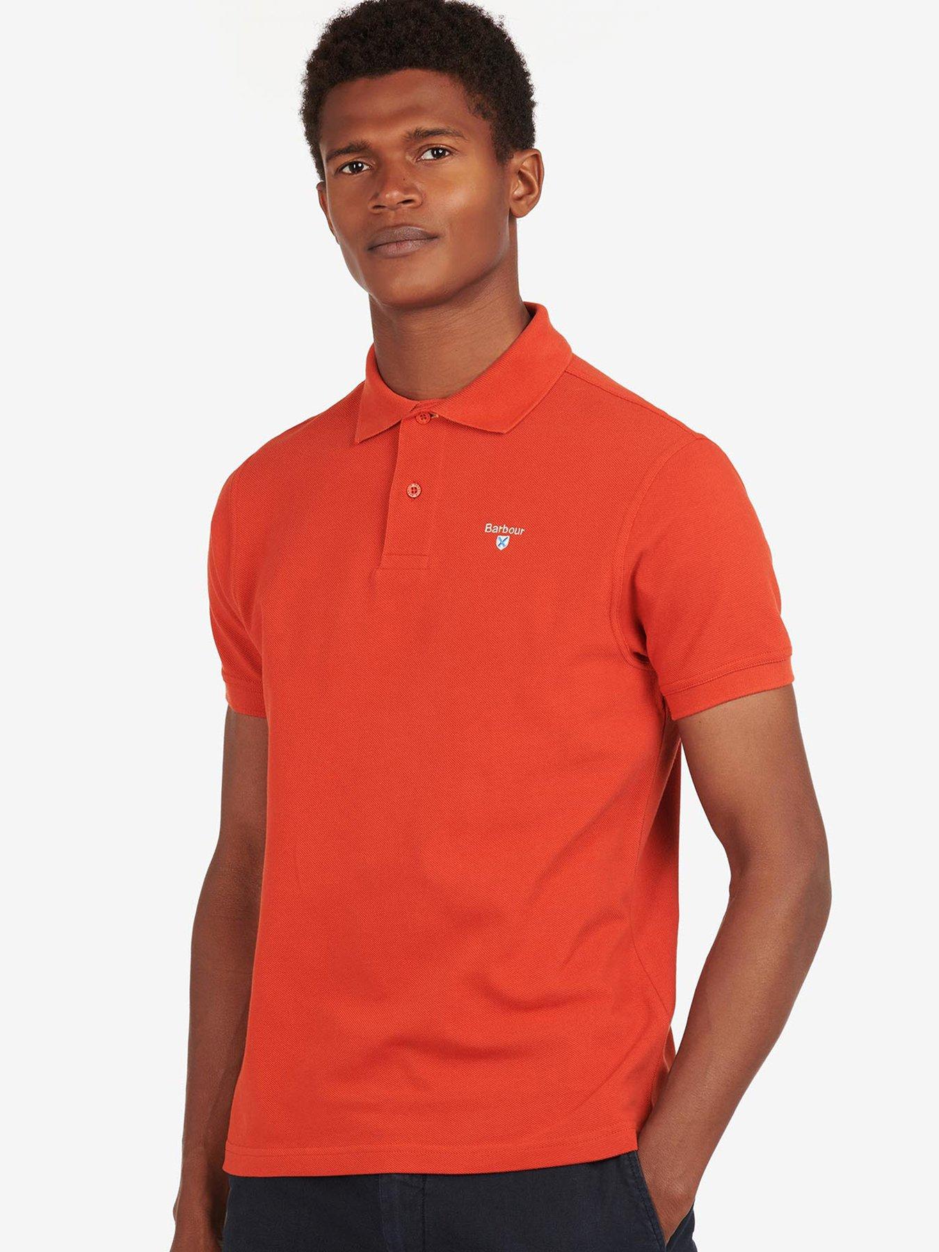 Barbour store polo Orange