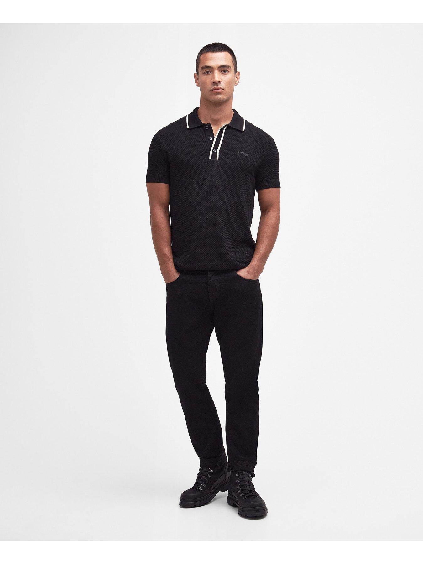 Black pants 2024 black polo