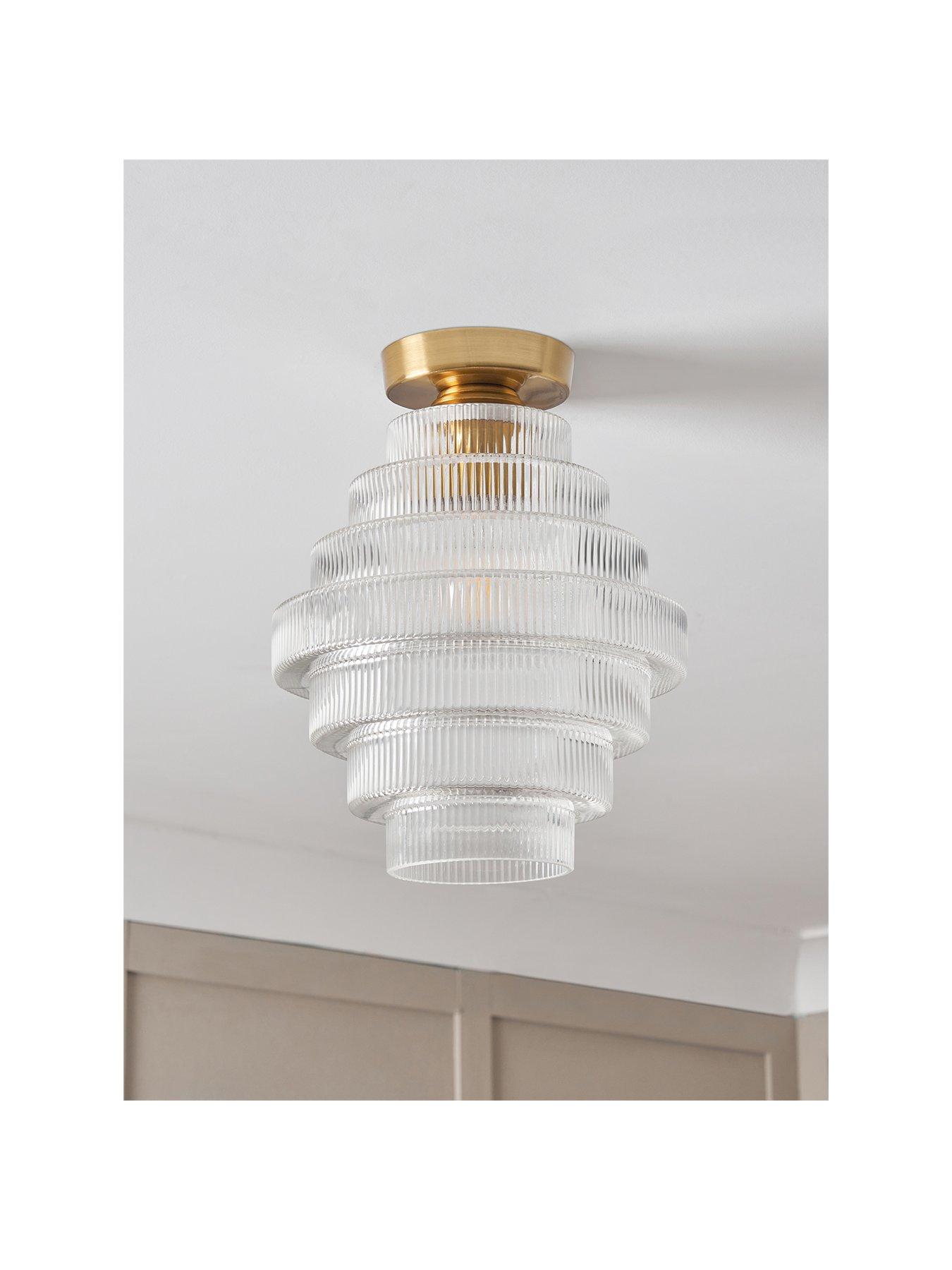Image 2 of 5 of Very Home Genoise Flush Light Fitting