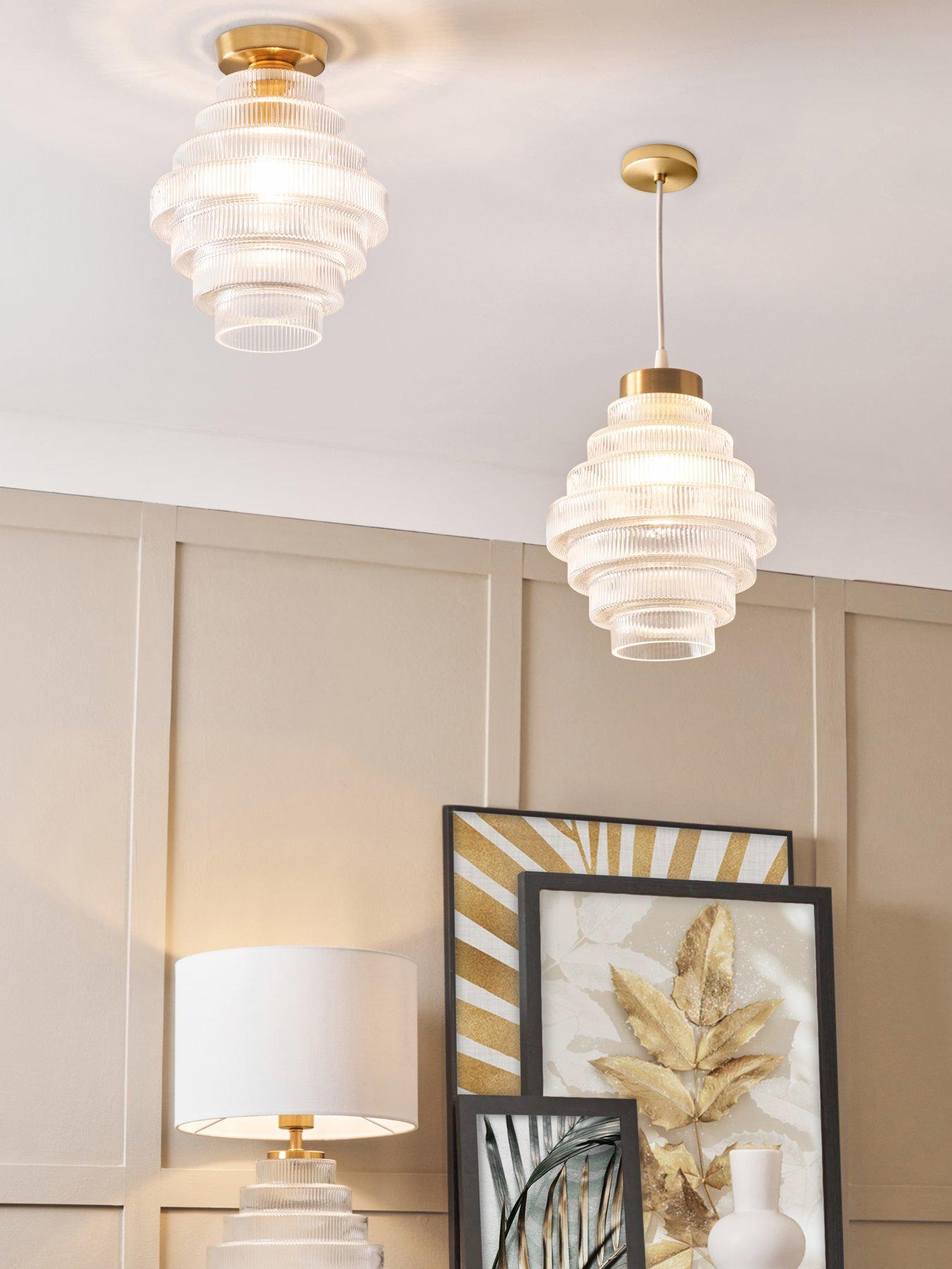 Image 5 of 5 of Very Home Genoise Flush Light Fitting