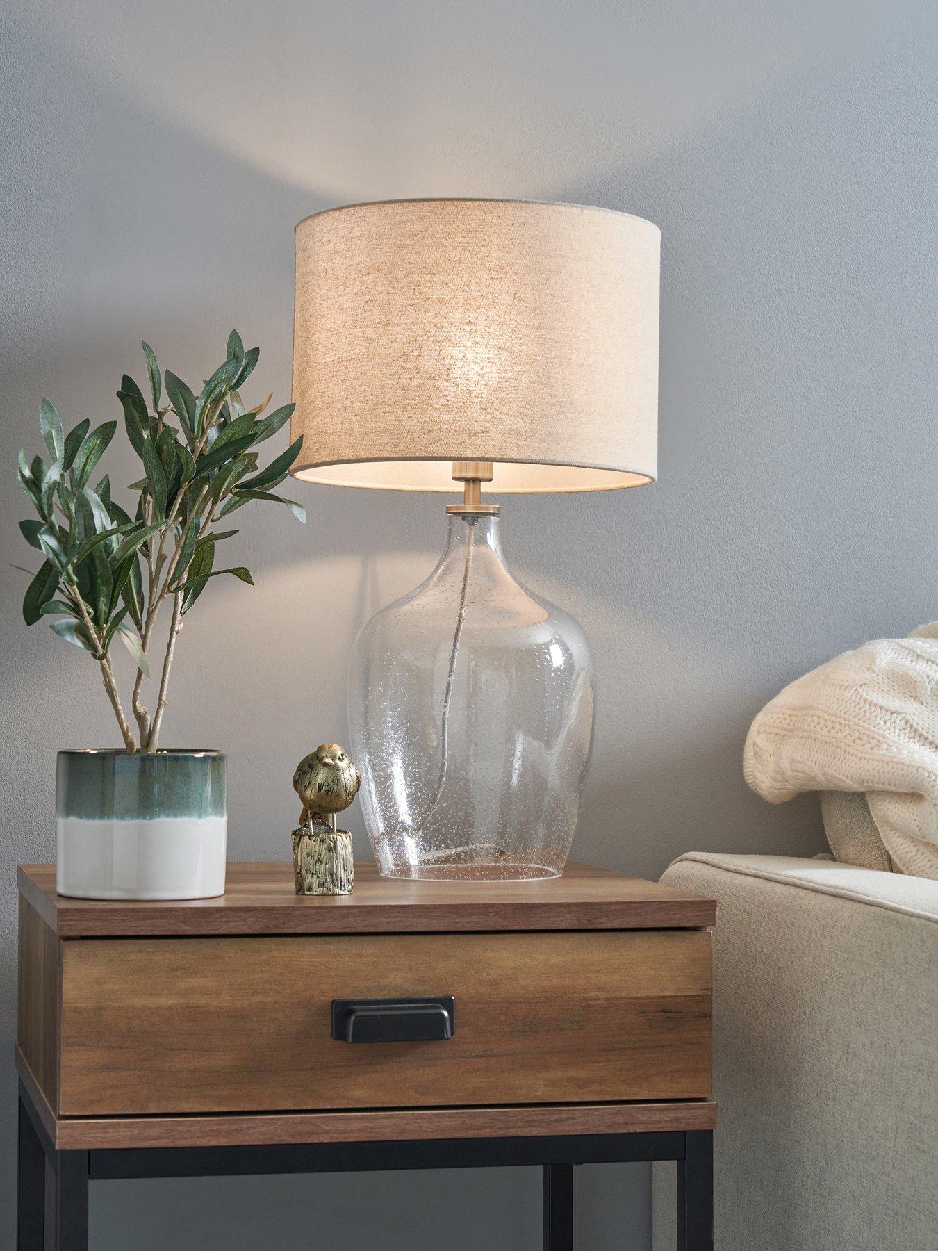 Very Home Bubble Glass Table Lamp