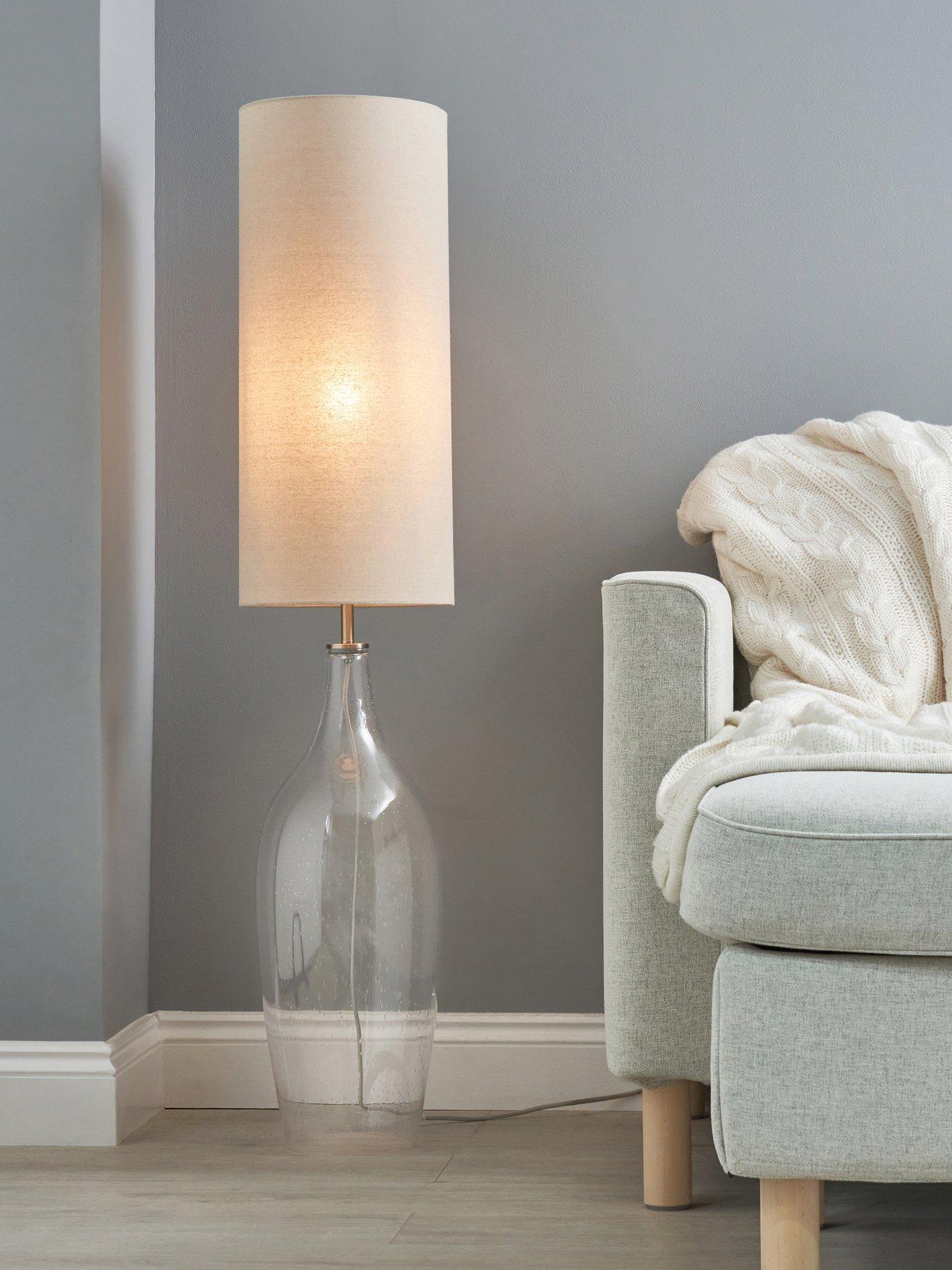 Floor lamp on sale bubble glass