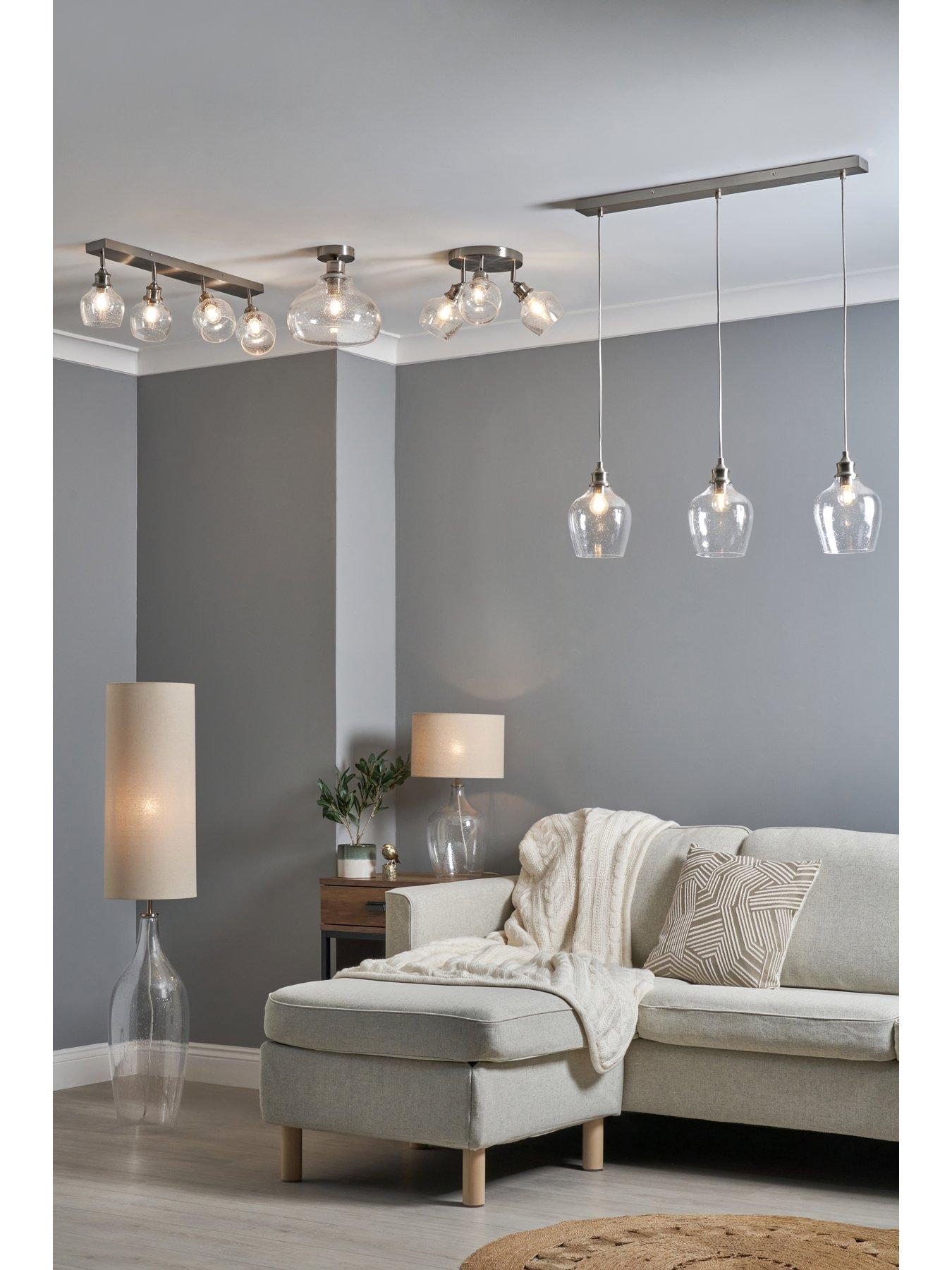 Image 4 of 5 of Very Home Bubble Glass Floor Lamp