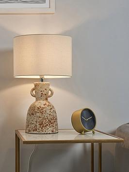 Product photograph of Very Home Splatter Ceramic Table Lamp from very.co.uk