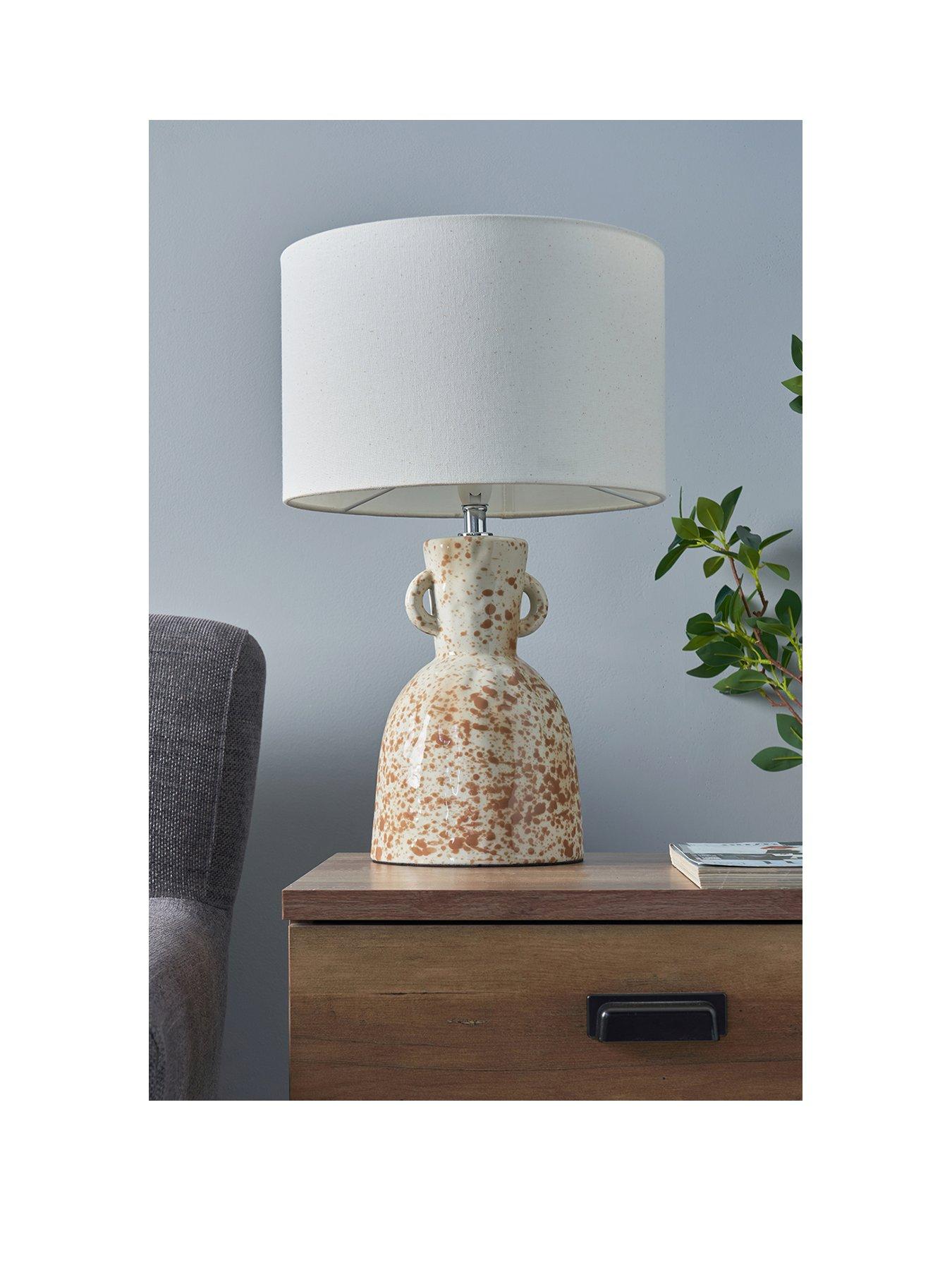 Image 2 of 5 of Very Home Splatter Ceramic Table Lamp