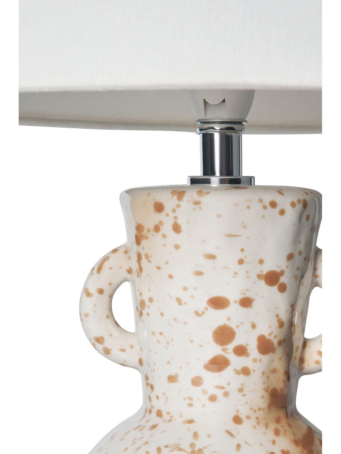 Image 4 of 5 of Very Home Splatter Ceramic Table Lamp