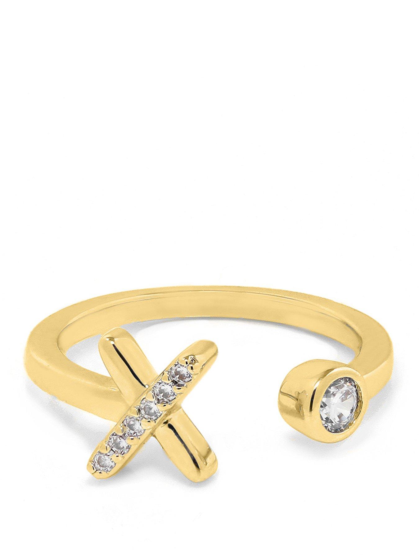 Say It With Kiss Ring - Gold