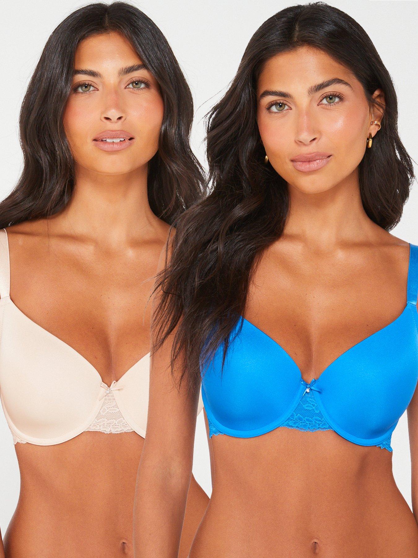 undefined Adele 2pp Light Padded Demi Bra - Multi