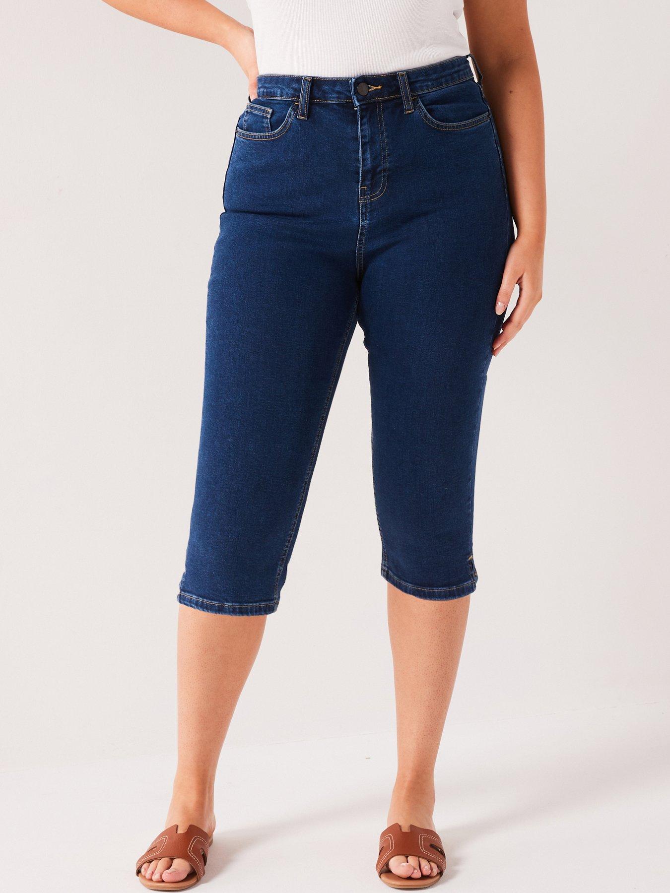 Women s Plus Size Cropped Jeans Very