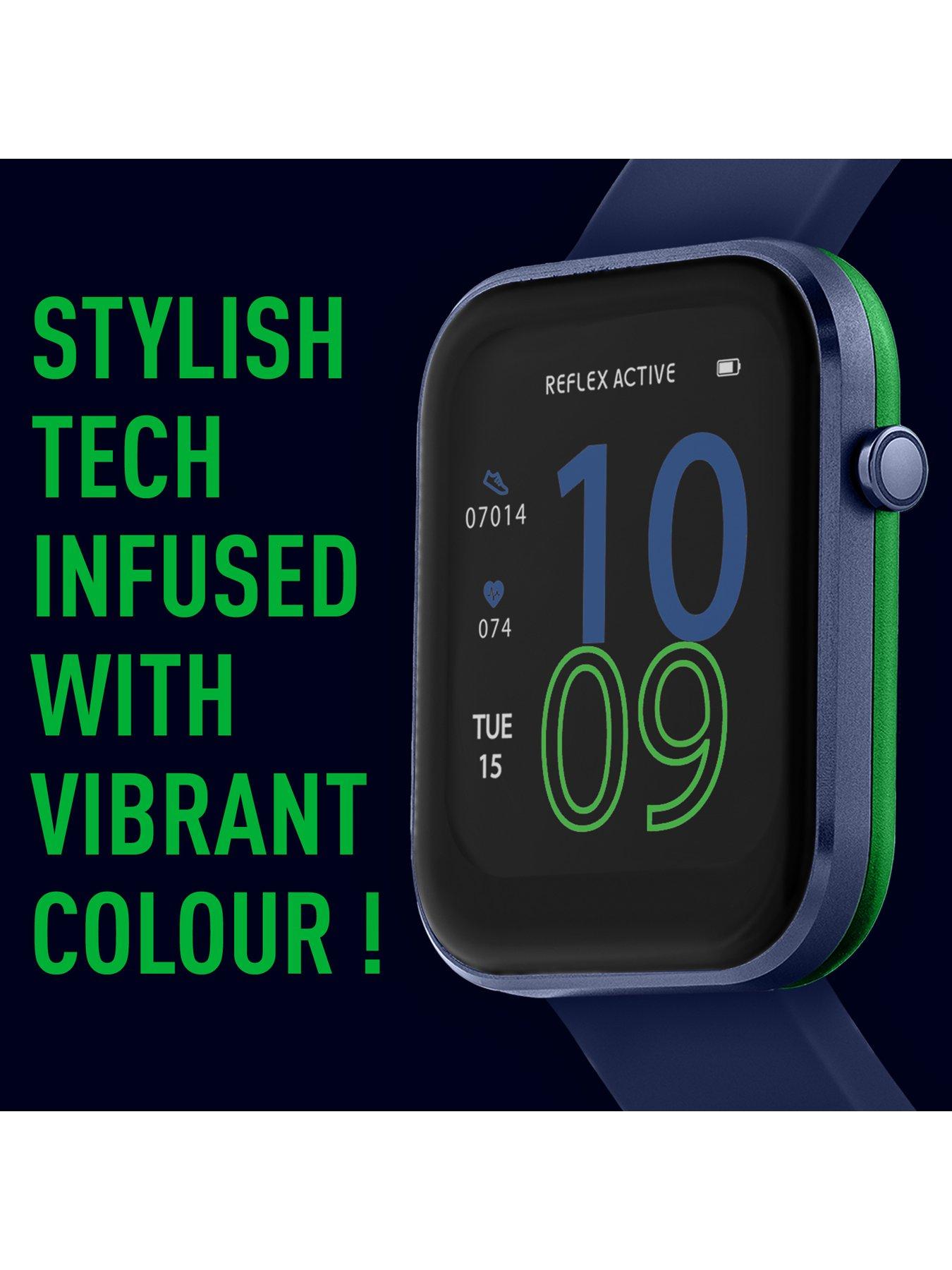 Image 3 of 8 of Reflex Active Series 12 Navy Strap Smart Watch