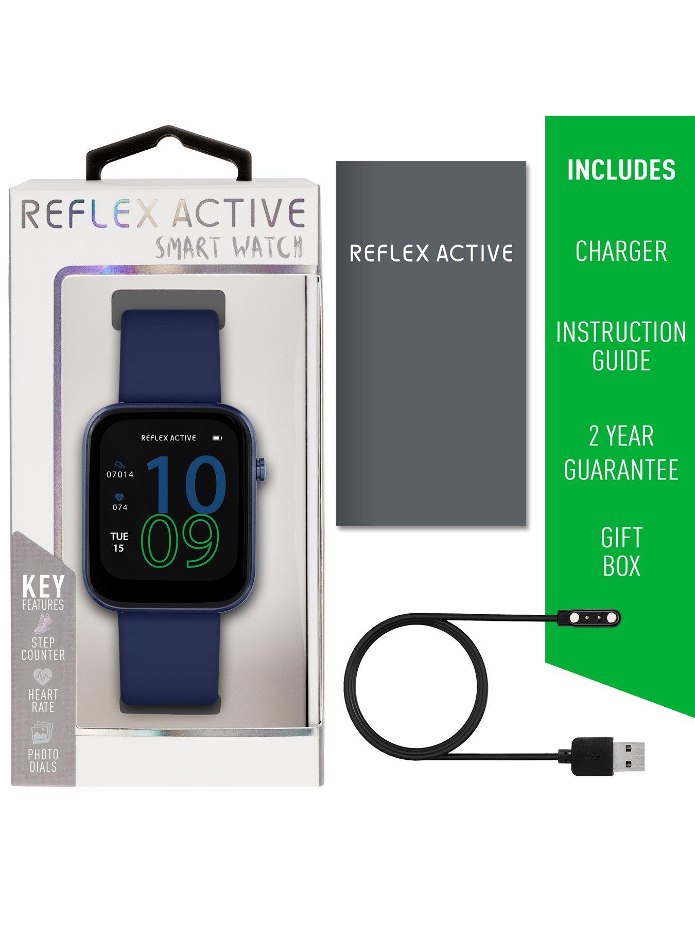 Image 6 of 8 of Reflex Active Series 12 Navy Strap Smart Watch