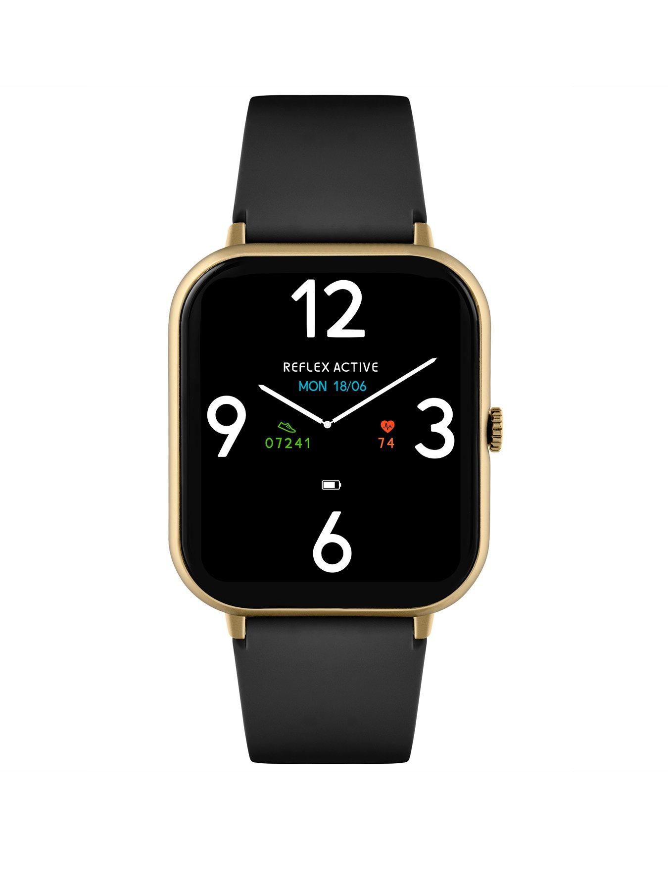 Reflex Active Series 23 Black Calling Smart Watch