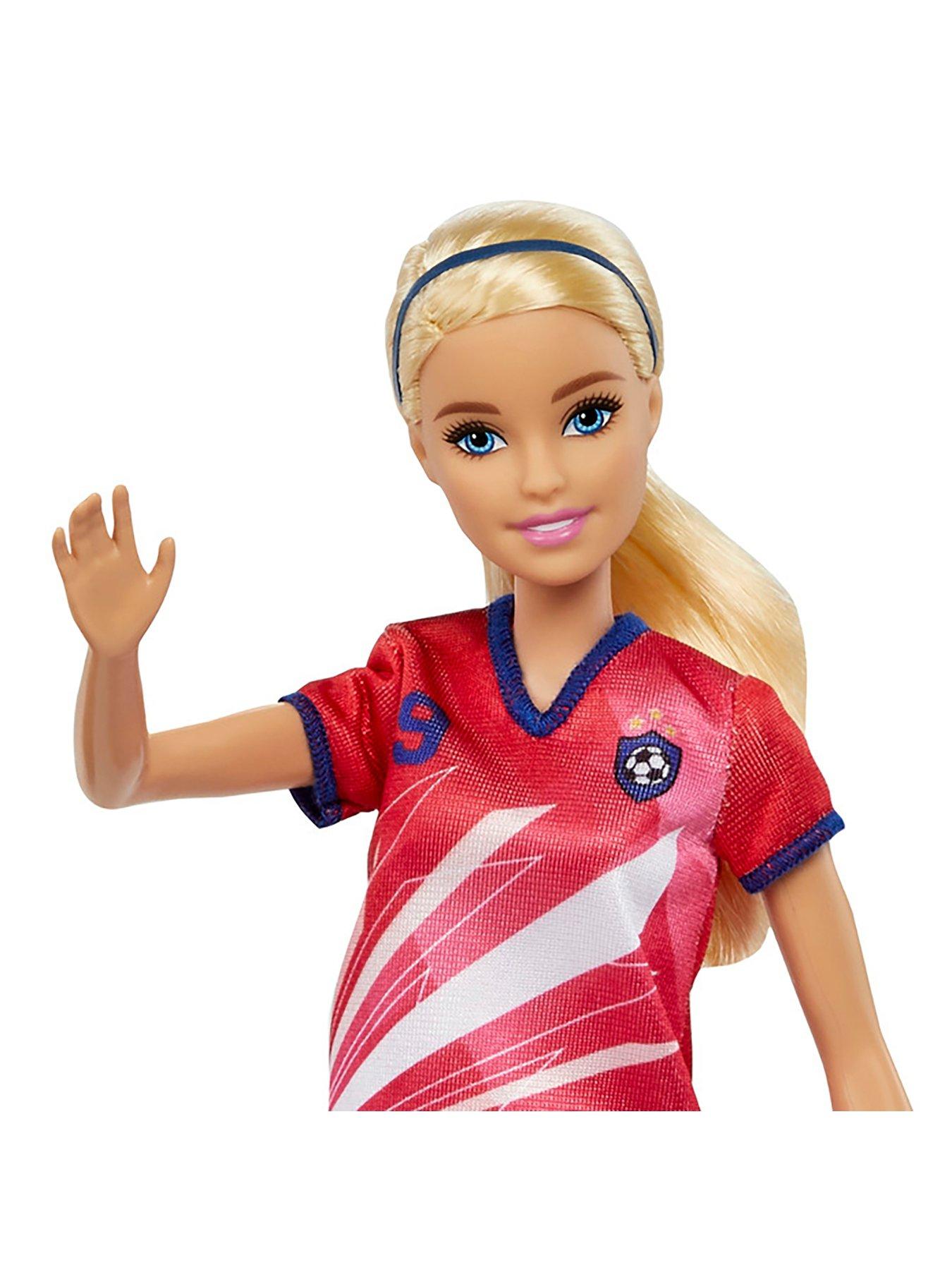 Barbie football deals doll