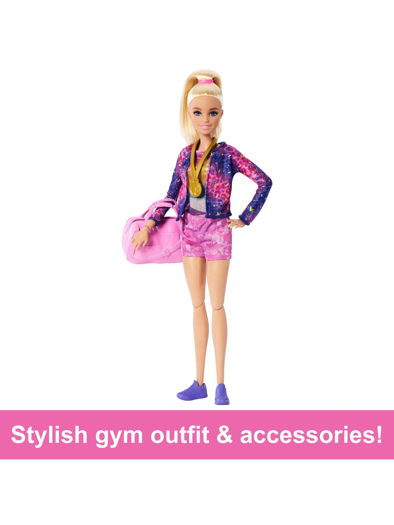 Barbie Clothes, Deluxe Bag with Swimsuit and Themed Accessories 