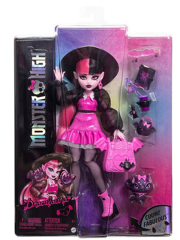 Image 7 of 7 of Monster High Draculaura Fashion Doll &amp; Accessories