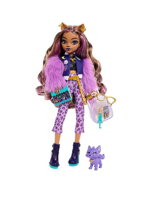 Image 1 of 7 of Monster High Clawdeen Wolf Fashion Doll &amp; Accessories