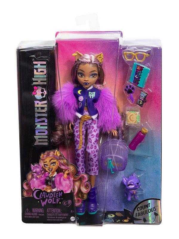 Image 7 of 7 of Monster High Clawdeen Wolf Fashion Doll &amp; Accessories