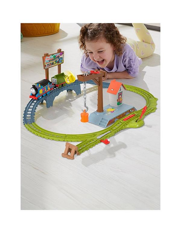 Image 1 of 6 of Thomas & Friends Thomas &amp; Friends Paint Delivery Train Track Set
