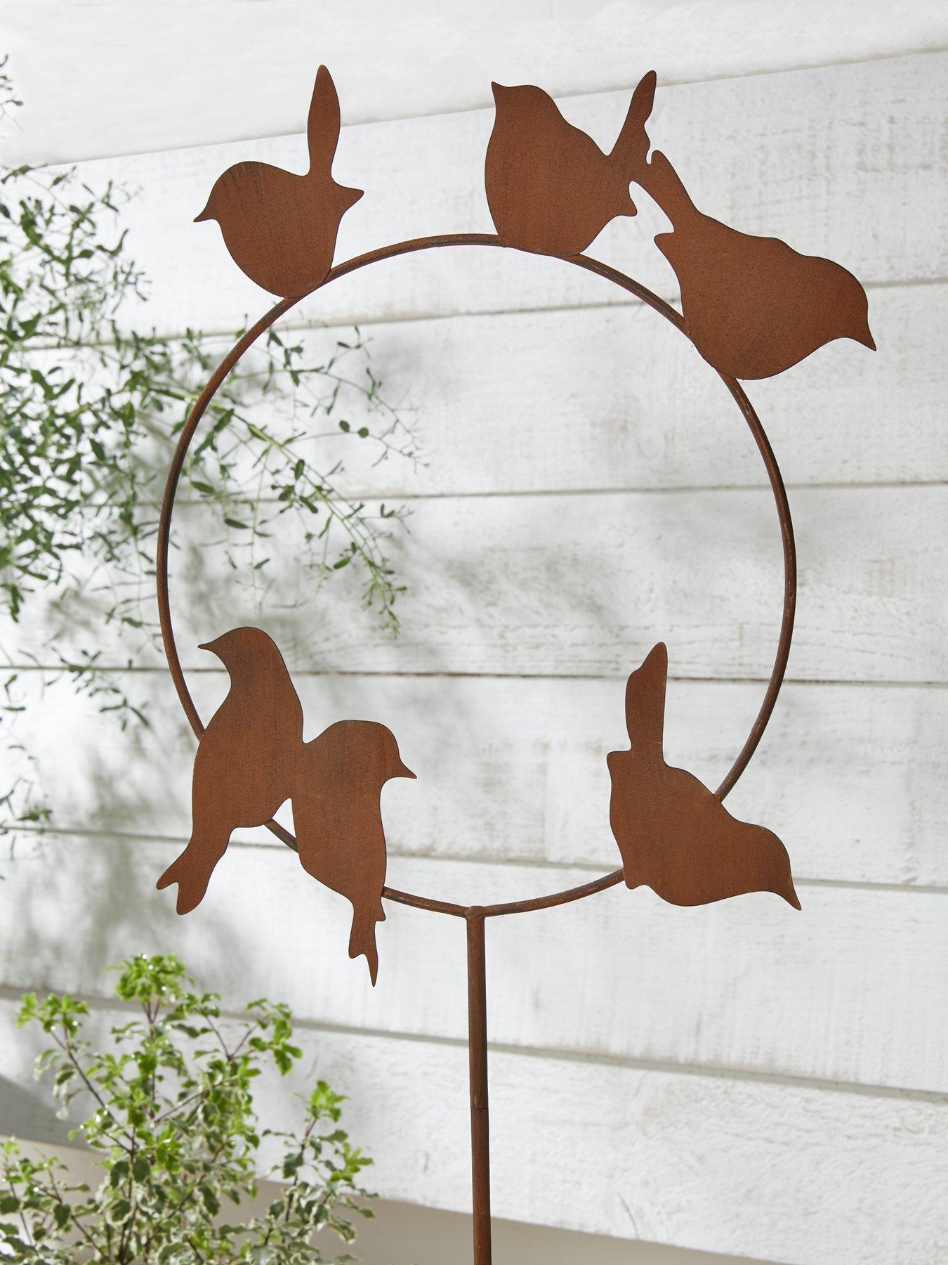 Product photograph of Heaven Sends Garden Metal Bird Stake from very.co.uk