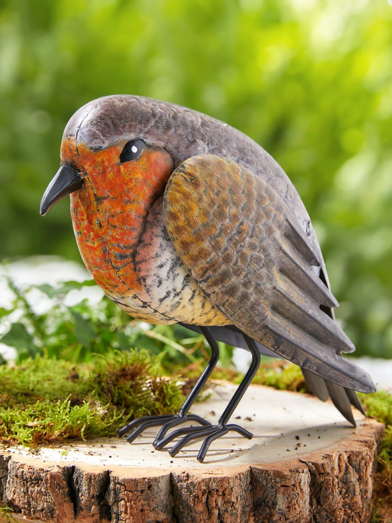Heaven Sends Metal Robin Decoration