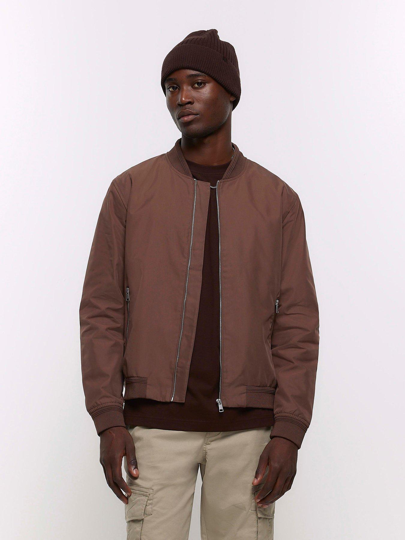 men's cotton bomber jackets uk